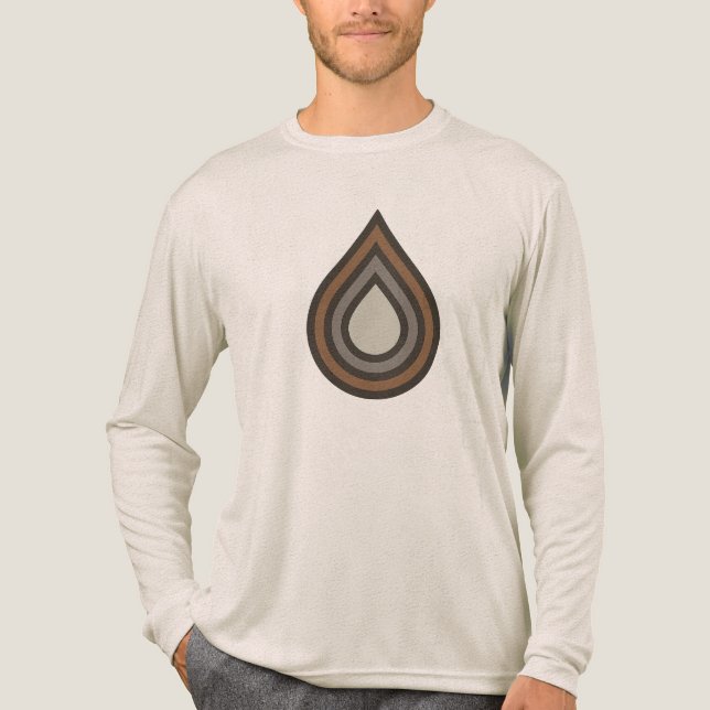 Camiseta Triblenda Drop Layered Artwork Tri-blend Shirt (Anverso)