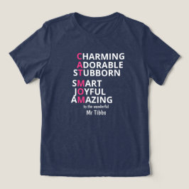 Camiseta Triblenda Dueño de gato divertido personalizado 