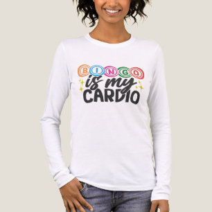 Camiseta Triblenda Dulce arte de palabras de Bingo Cardio