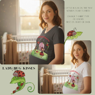 Camiseta Triblenda Dulce pequeña señora Ladybug futura mamá Baby Show