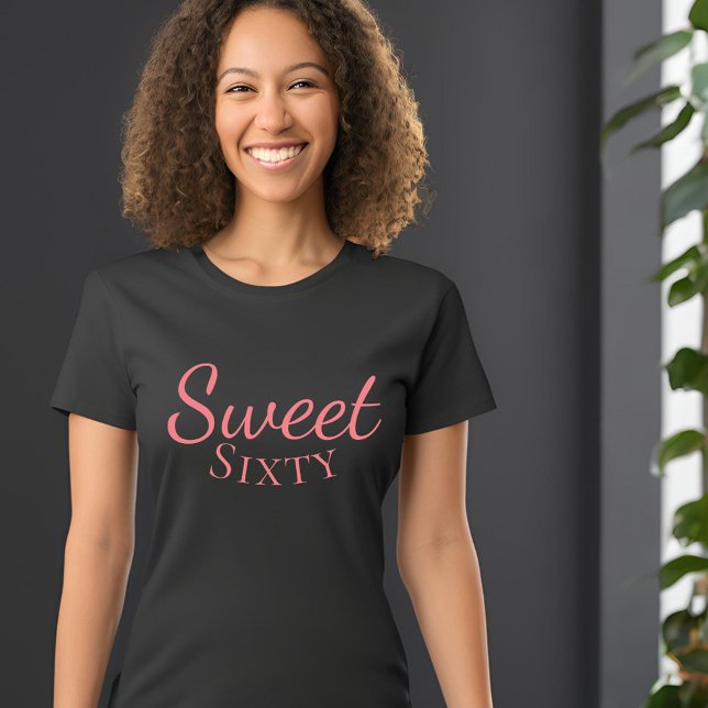 Camiseta Triblenda Dulce Sesenta y divertida cumpleaños número 60 (Subido por el creador)