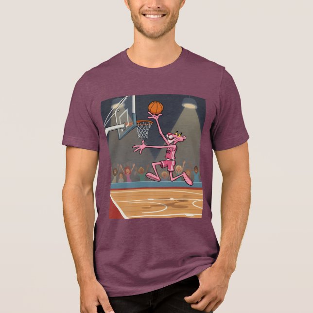 Camiseta Triblenda Dunk de Pantera Rosa (Anverso)