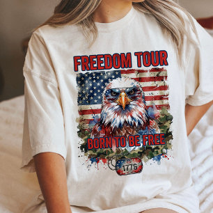 Camiseta Triblenda Eagle Freedom Tour Nacido Para Ser Libre