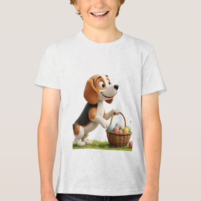 Camiseta Triblenda easter beagle (Anverso)