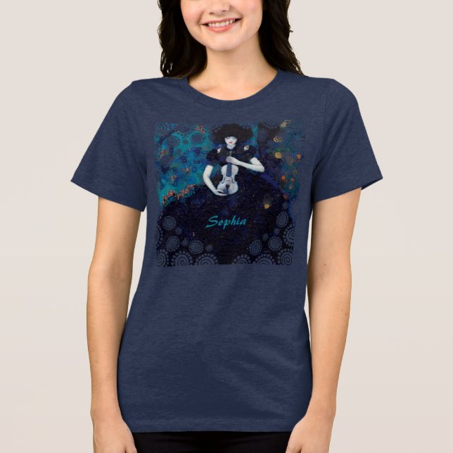 Camiseta Triblenda Echoes of Silence: A Violin’s Song of Healing (Anverso)