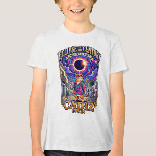 Camiseta Triblenda Eclipse Siglo 2027 Cádiz Niños Eclipse Total Solar