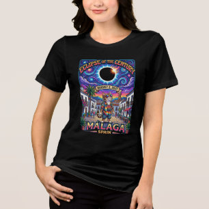 Camiseta Triblenda Eclipse Siglo 2027 Málaga Evento Solar Total