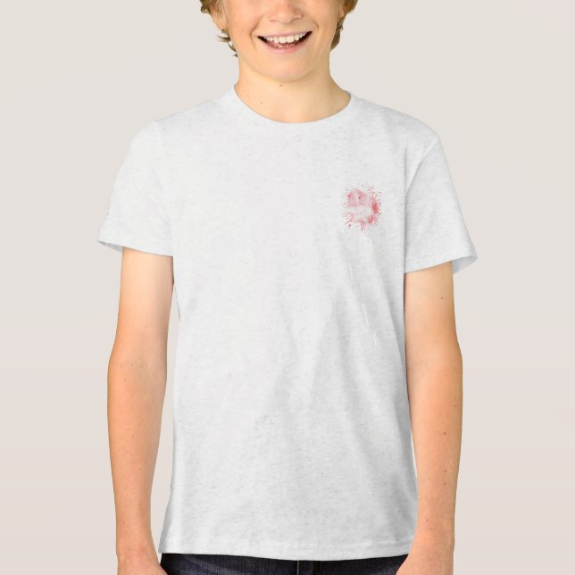 Camiseta Triblenda Ecos Carmesíes (Anverso)