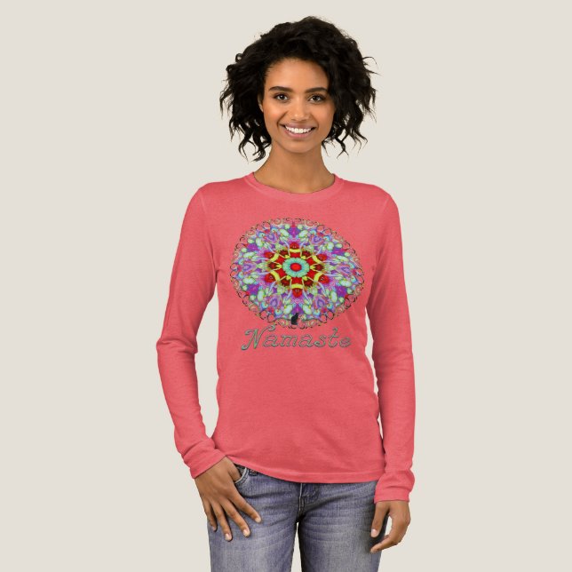 Camiseta Triblenda Ectoplasma Namaste Caleidoscopio (Anverso Completo)
