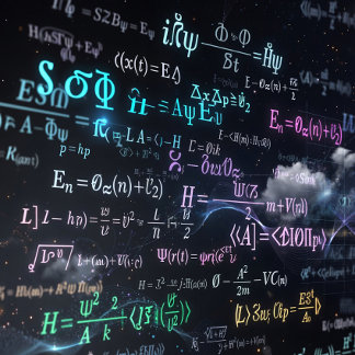 Camiseta Triblenda Ecuaciones de Física Cuántica – Ciencia Futurista