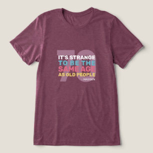 Camiseta Triblenda Edad de personalizado y nombre Funny Cumpleaños Se