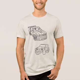 Camiseta Triblenda edición de coches_anime