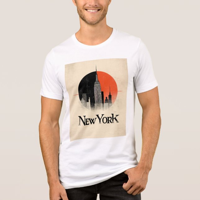 Camiseta Triblenda Edición limitada de Nueva York - Estilo gráfico de (Anverso)