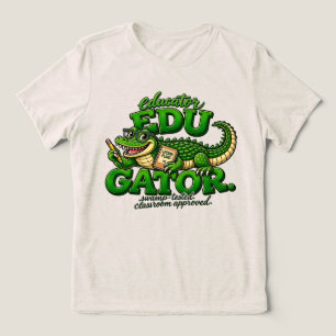 Camiseta Triblenda educador gator caimán maestro de vuelta a la escue
