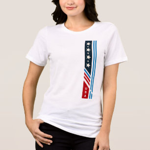 Camiseta Triblenda EEUU Stars Stripes Graphic T-Shirt