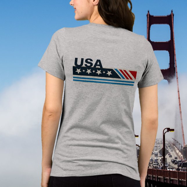 Camiseta Triblenda EEUU Stars Stripes Graphic T-Shirt (Subido por el creador)