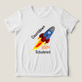 Camiseta Triblenda Einschulung - Countdown Schulstart 2026 - Rakete |