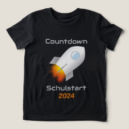 Camiseta Triblenda Einschulung - Countdown Schulstart - Rakete 1 |