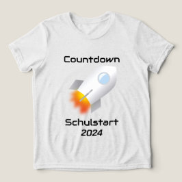 Camiseta Triblenda Einschulung - Countdown Schulstart - Rakete 2 |