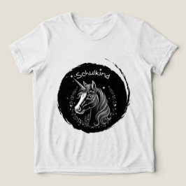 Camiseta Triblenda Einschulung - Schulkind - Einhorn mit Sternchen |