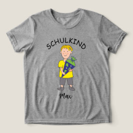 Camiseta Triblenda Einschulung Schulkind - Junge mit Schultüte 1 |
