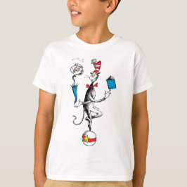 Camiseta Triblenda El acto de equilibrio del gato en el sombrero