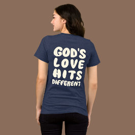 Camiseta Triblenda El Amor de Dios Golpea Diferente, Fe Cristiana