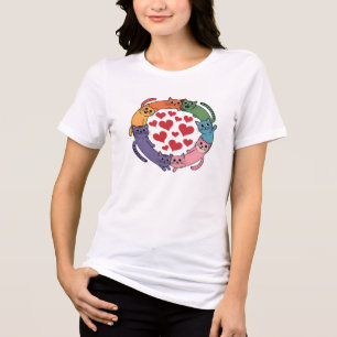 Camiseta Triblenda El amor de los gatos