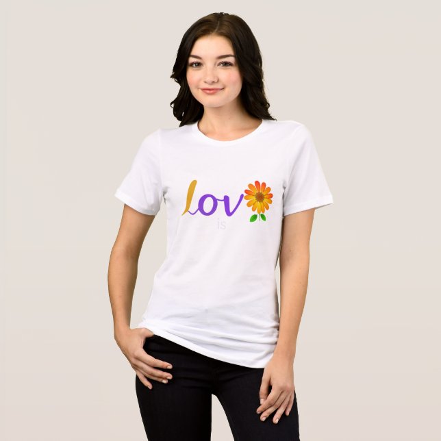 Camiseta Triblenda El amor es... Tee (Anverso Completo)