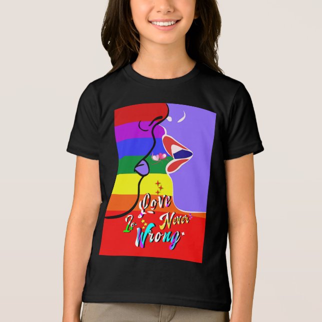 Camiseta Triblenda El amor nunca es orgullo equivocado (Anverso)