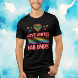Camiseta Triblenda El amor une las divisiones del odio