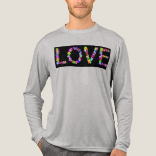 Camiseta Triblenda El Amor Vive Aquí   Gráfica Estética Moderna