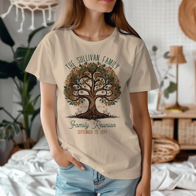 Camiseta Triblenda El árbol de la vida de Grunge | Reunión familiar d (Grunge Tree of Life Family Tree Family Reunion Tri-Blend Shirt Tshirt)