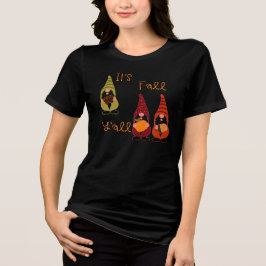 Camiseta Triblenda El árbol de otoño de la calabaza de la calabaza