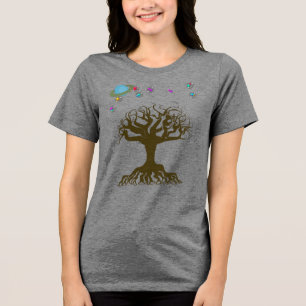 Camiseta Triblenda El árbol y el cielo mágico