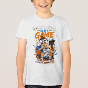 Camiseta Triblenda El Baloncesto Es Mi Juego Diseño Divertido de De