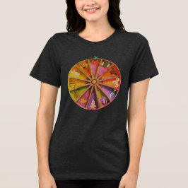 Camiseta Triblenda El Cangrejo (Cáncer) en la Rueda del Zodiaco