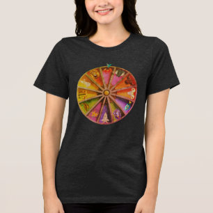 Camiseta Triblenda El Cangrejo (Cáncer) en la Rueda del Zodiaco