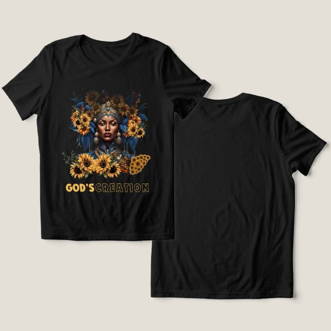 Camiseta Triblenda El capullo de la creación de Dios (Diseño Anverso y Reverso)
