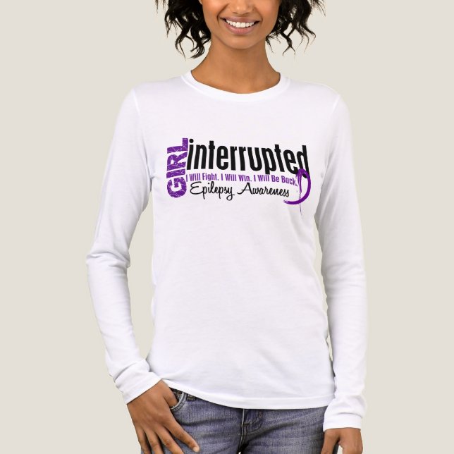 Camiseta Triblenda El chica interrumpió 1 epilepsia (Anverso)