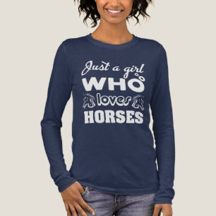 Camiseta Triblenda El chica solo ama a los caballos