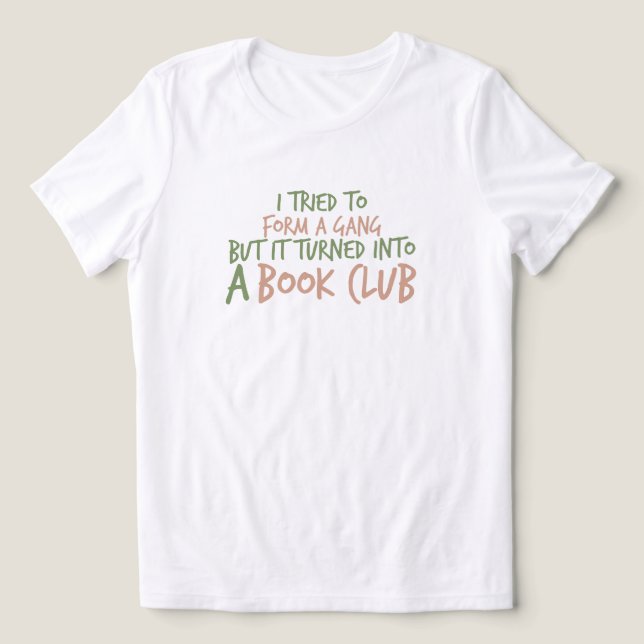 Camiseta Triblenda El club del libro y la lectura del amor (Diseño delantero )