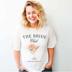 Camiseta Triblenda El cóctel Rubor Bride Club