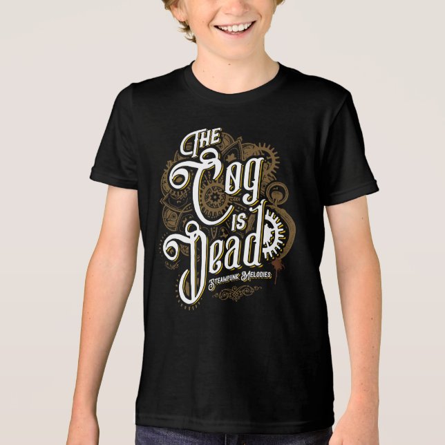 Camiseta Triblenda El Cog está muerto (logotipo victoriano) (Anverso)