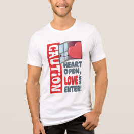 Camiseta Triblenda El corazón abierto, el amor puede entrar (El día d