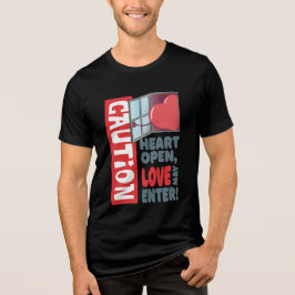 Camiseta Triblenda El corazón abierto, el amor puede entrar (El día d
