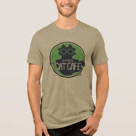 Camiseta Triblenda El diseño del logotipo clásico del Alaska Cat Cafe