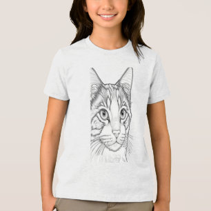 Camiseta Triblenda El diseño y la moda del león Art