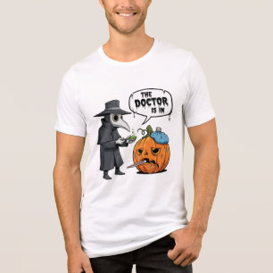 Camiseta Triblenda "El Doctor está aquí" Doctor de la peste