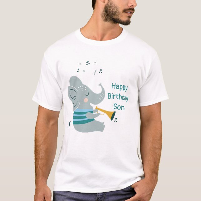 Camiseta Triblenda El elefante musical (Anverso)